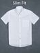 Рубашка белая для мальчика George Slim Fit, 12-13л (152-158см)