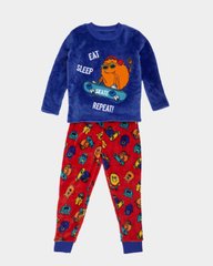 Пижама плюшевая для мальчика Dunnes, 4-5л (104-110см)